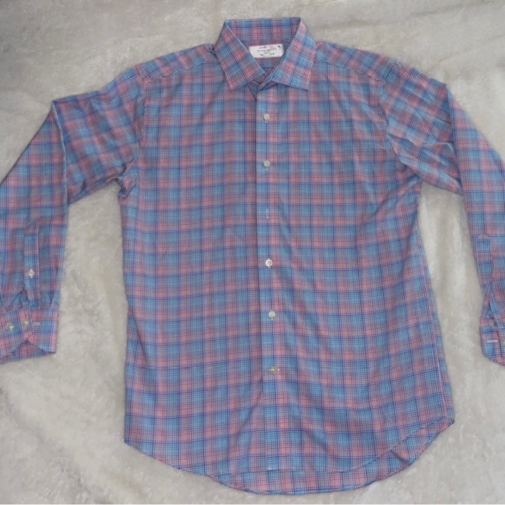 Plaid Lorenzo Uomo Button Up Long Sleeve Shirt For Men